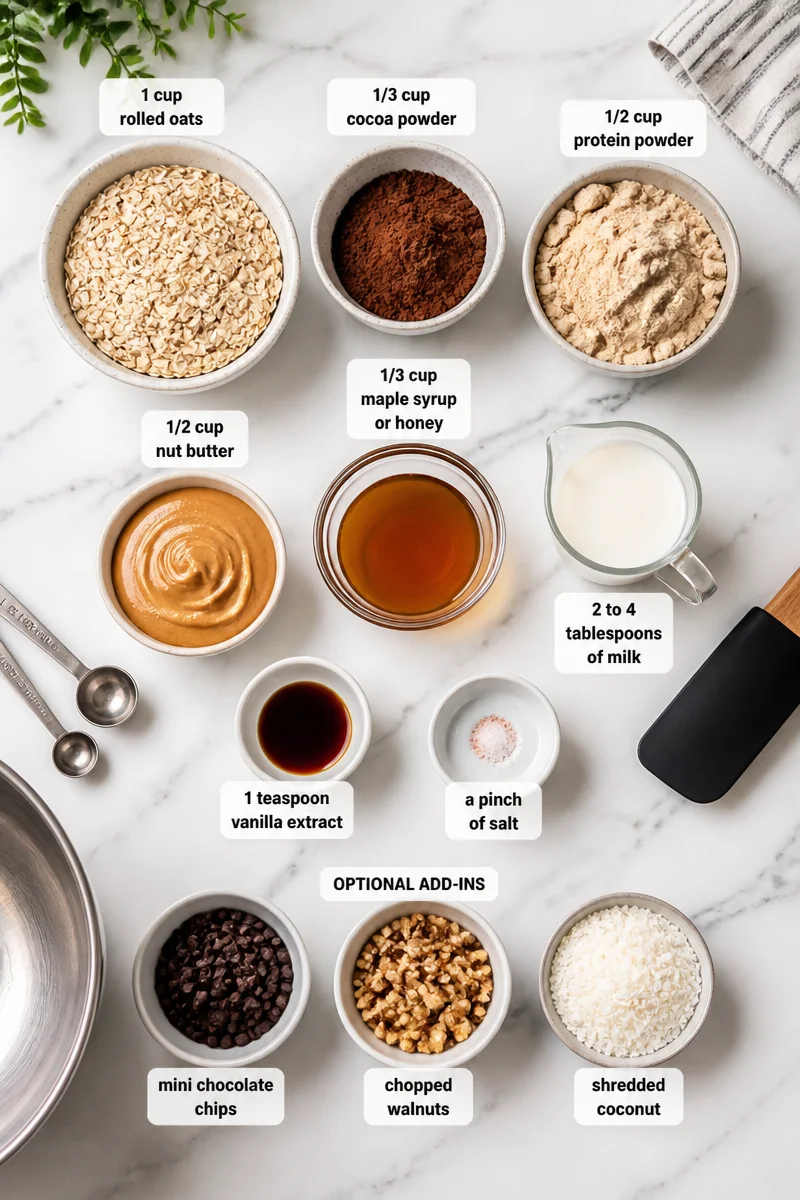 Guilt-Free Brownie Protein Bites