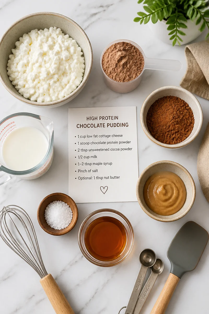 Super High Protein Chocolate Pudding for Easy Snacking