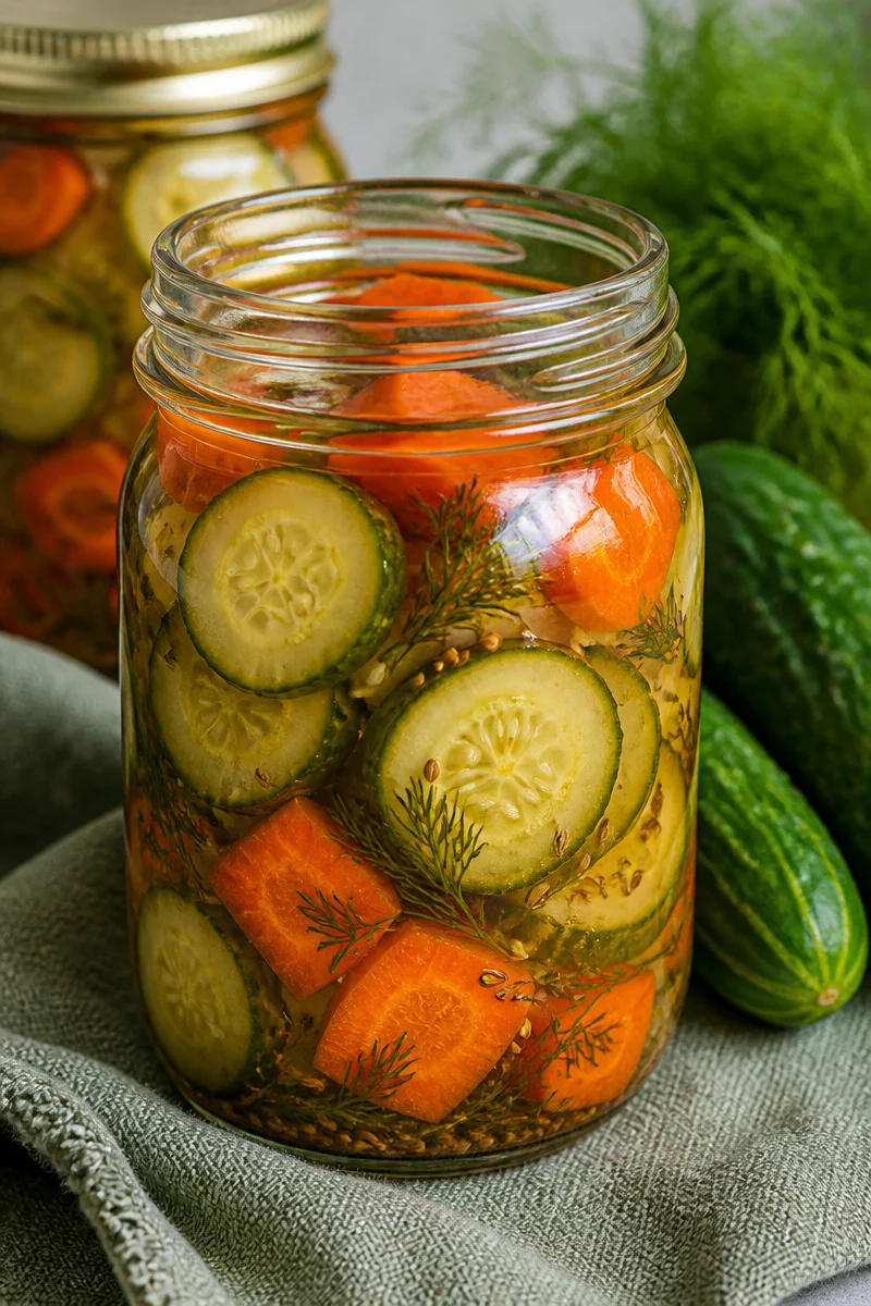 Tasty Sweet & Spicy Refrigerator Pickles to Savor Anytime