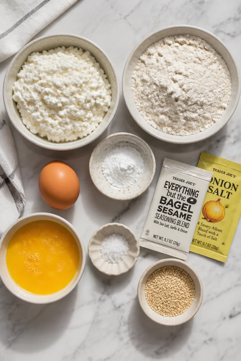 Delicious Simple 3 Ingredient Cottage Cheese Protein Bagels in the Oven or Air Fryer