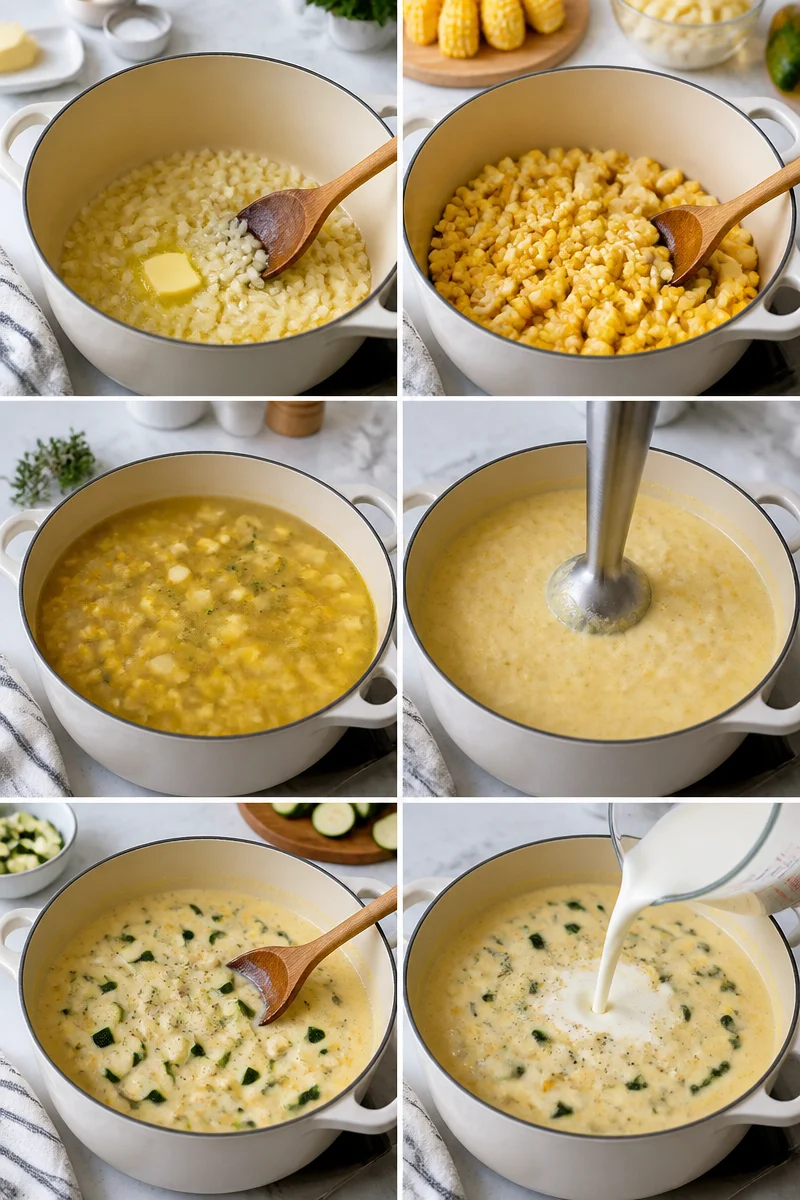 Summer Corn and Zucchini Chowder