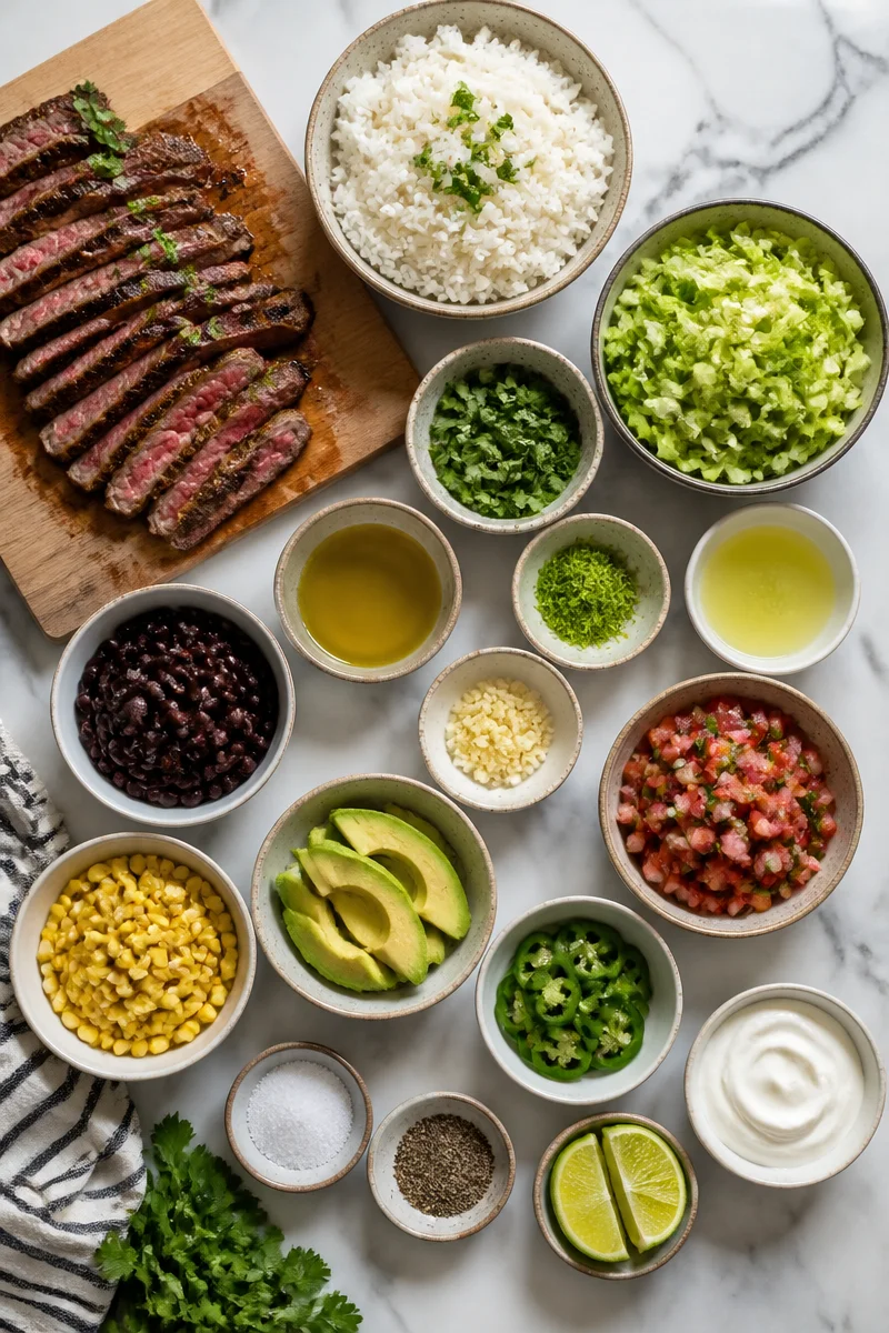 Create Cilantro Lime Steak Bowls