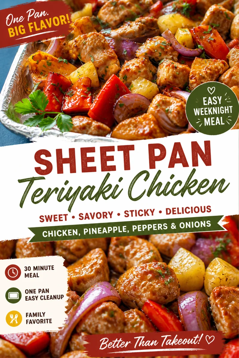 Easy Hawaiian Chicken Sheet Pan Dinner for Busy Nights