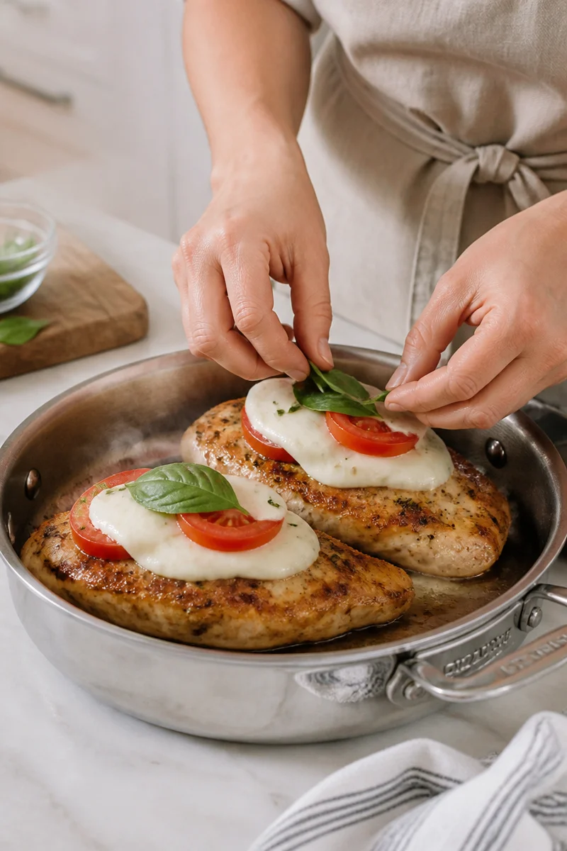 Caprese Stuffed Chicken