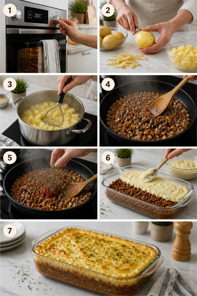 Savory Healthy Loaded Beef and Potato Bake for a Cozy Dinner