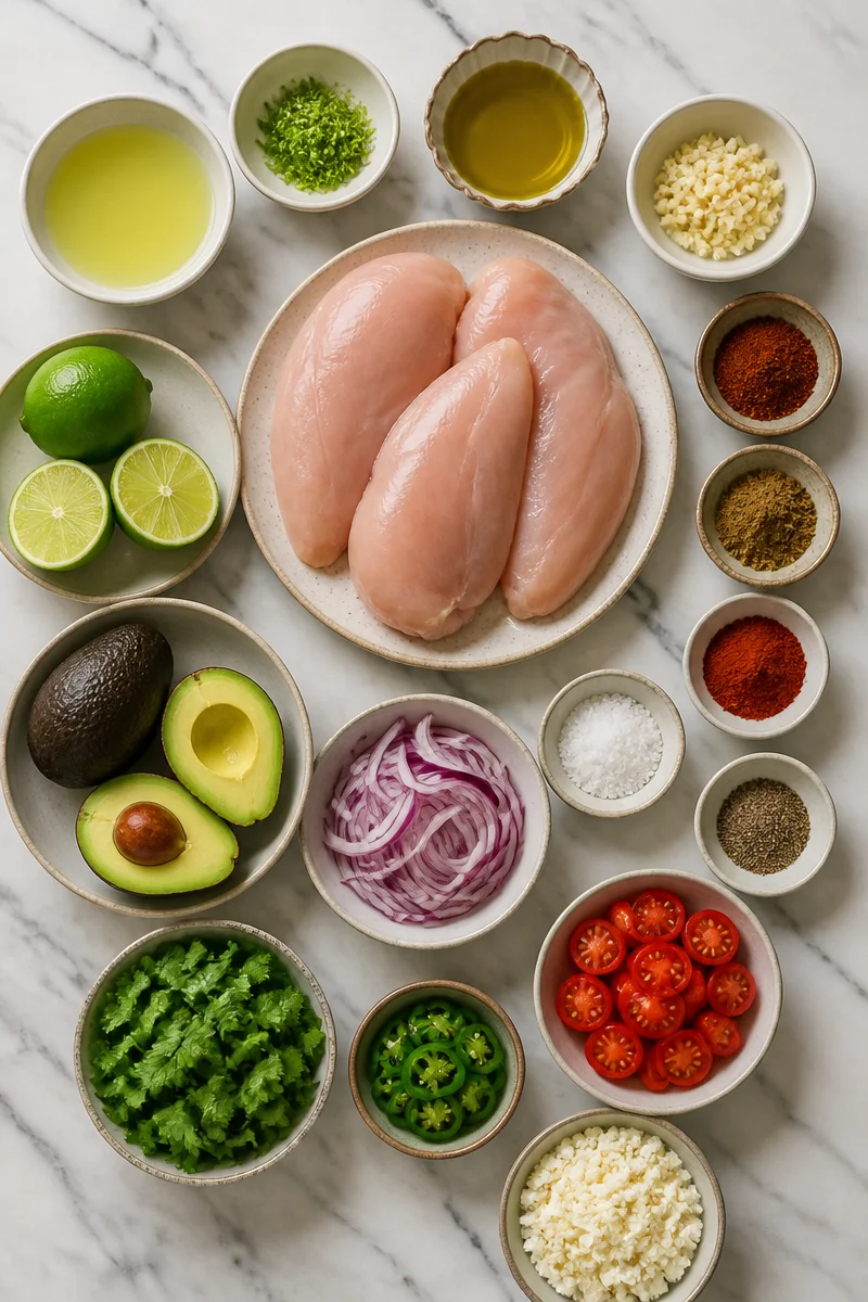 FIESTA LIME CHICKEN WITH AVOCADO